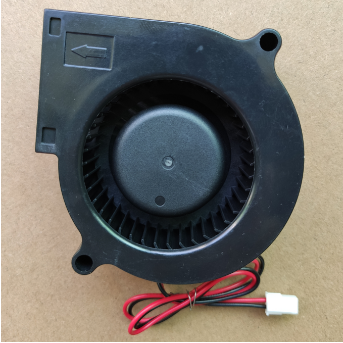 DC 12V High Speed Small Cooling Blower 75*75*30mm 2pin 2400rpm Hydraulic Bearing Brushless Axial Cooling Blower Fan 7530
